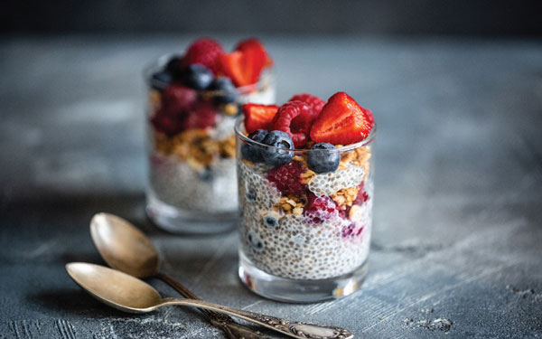 Berry Chia Yogurt Bowl